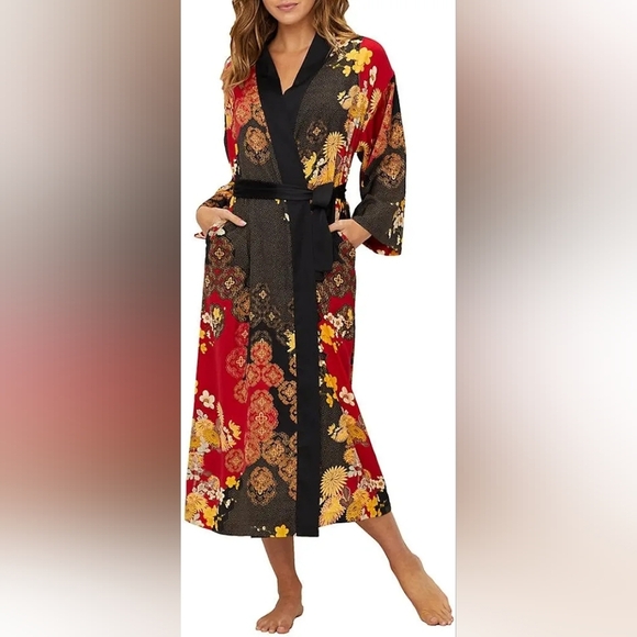 Natori Forbidden City Robe sz L - Picture 1 of 8
